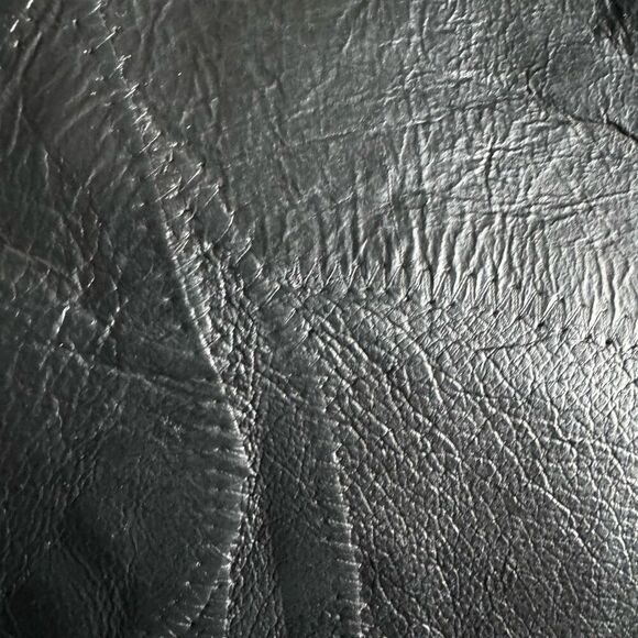 90’s Patchwork Biker Leather Vest Unisex - Picture 5 of 6